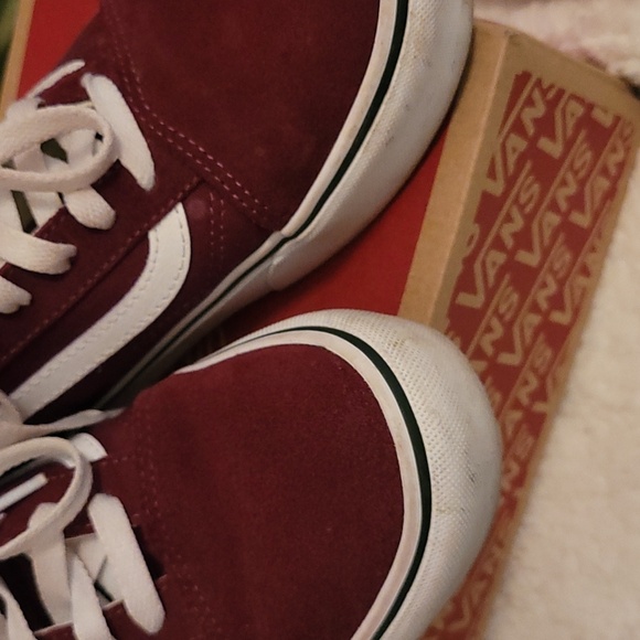 Vans maroon platform. Size 7.5 - Picture 7 of 8